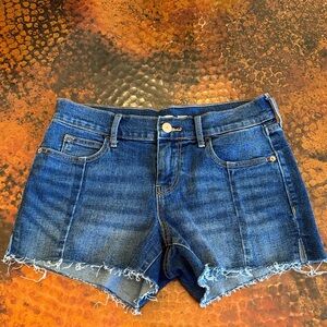 Old Navy Dark Blue Jean Shorts Ladies Size 0